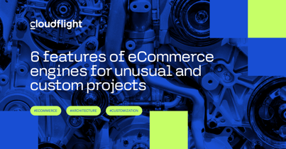 6 features of eCommerce engines for unusual and custom projects