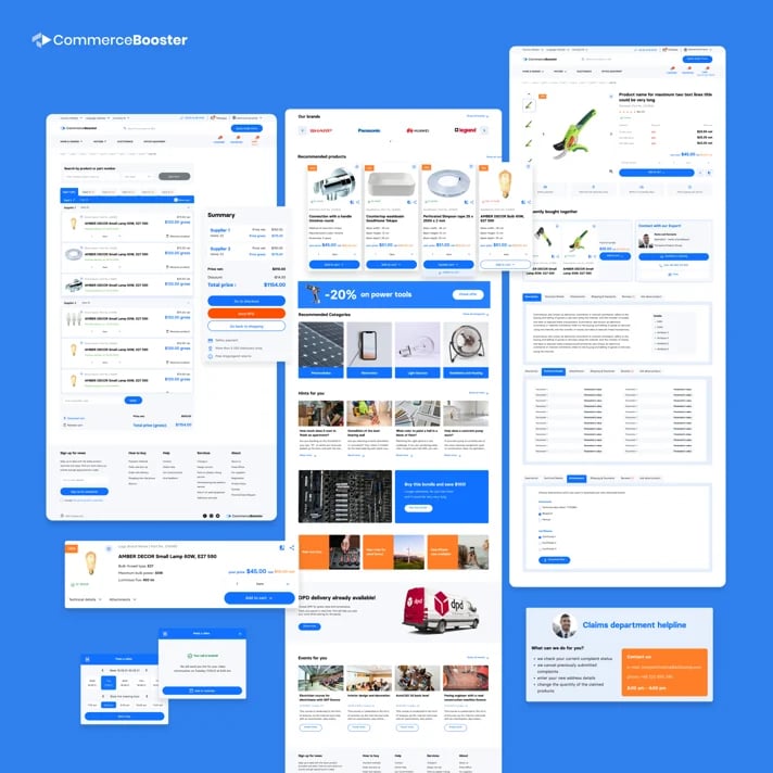 B2B UI Template for eCommerce