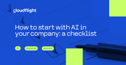 How to start with AI in your company: a checklist