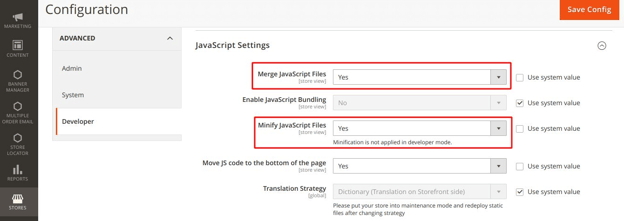 Merge and minify JavaScript files