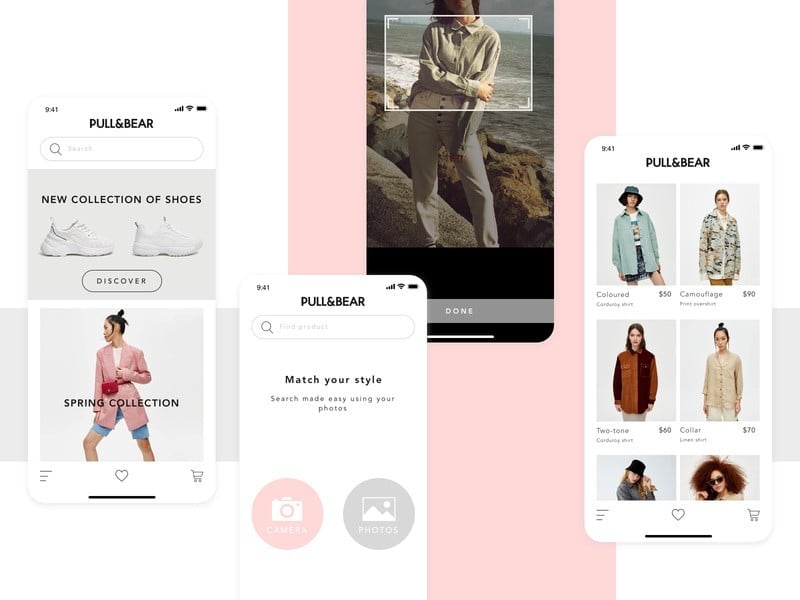 visual search in ecommerce example
