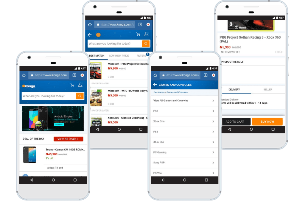 TOP PWA MARKETPLACE - konga